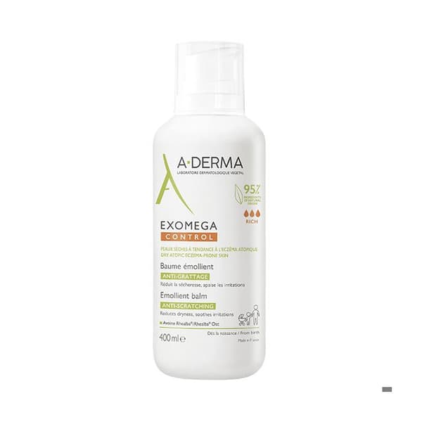 A-Derma Exomega Control Anti-Itching Mjukgörande Balsam 400ml