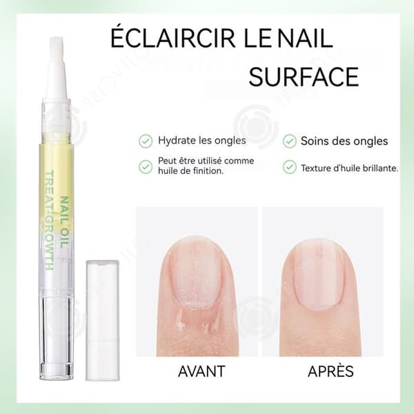 INN Nagelbandsolja 5ml Nagellack Brush Pen Närande Roterande Oil Brush Penna Återfuktar fingertopparna