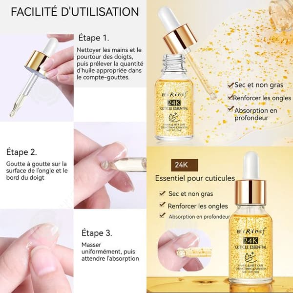 INN Nail Cuticle Oil 1 set med 4 delar Finger Oil Nagelvårdsolja Mjuka upp död hud Återfukta naglar