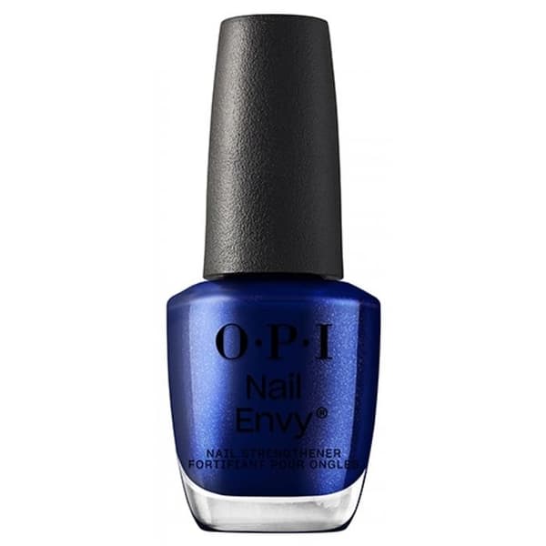 Bas - OPI - Nail Envy All Night Strong - Marinblå pärl - Vegan - 15ml