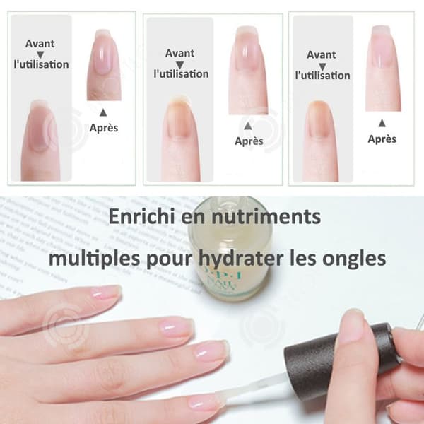 INN Nagelbandsolja 15ml Nagelvätska Proteinreparation Glänsande nagelyta Klart nagellack