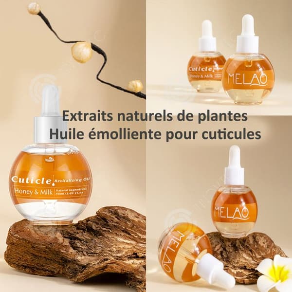 INN Nagelbandsolja 50ml Mjölk och Honung Nagelbandsolja Glänsande nagelyta Reparation Torra nagelkanter