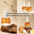 Miniatyrbild 4 av 4: INN Nagelbandsolja 50ml Mjölk och Honung Nagelbandsolja Glänsande nagelyta Reparation Torra nagelkanter