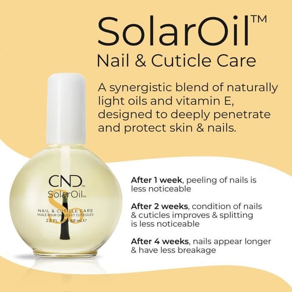 Nagelbandsolja - mjukgörande Kreativ nageldesign - CNDMS0023 - CND Solar Oil Nail Conditioner Treatment 68 ml