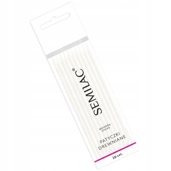 Semilac Camphor Trä Cuticle Sticks Precision 10 Delar - Perfekt Manikyr