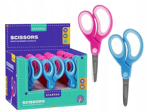 Ergonomisk skolsax för barn, rundad 13 cm