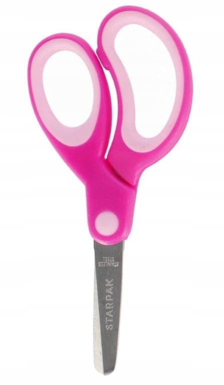 Ergonomisk skolsax för barn, rundad 13 cm