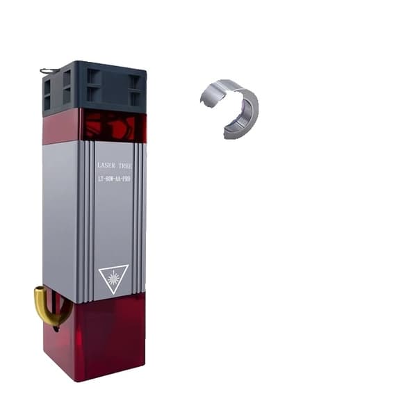 Laserimoduuli, 450nm TTL sininen valo, puun kaiverrus, 80W-AA-Pro-KIT-24V