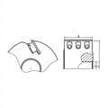 Miniatyrbillede 2 af 4: GLOBUS Hoved til lige knive 125x40x4Z H80