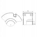 Miniatyrbillede 2 af 3: GLOBUS Hoved til savtakkede knive 122x40x4Z H160