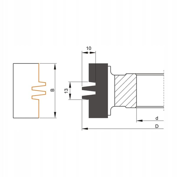 GLOBUS HSS mikrosvalehalefræser D140x40x4Z H50 mm