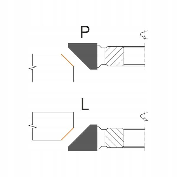 GLOBUS HSS 45° fasfræser D130x30x4Z H20mm/venstre