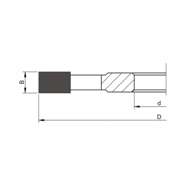 GLOBUS Lige HSS-fræser 125x30x4Z / H6 mm