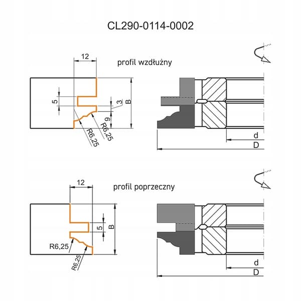 GLOBUS Dørkarmsæt 114x40x4Z H22-27mm