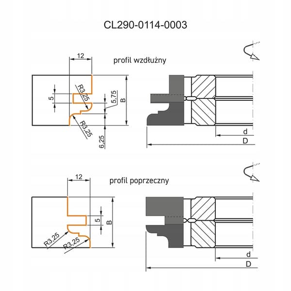 GLOBUS rammesæt 160x40x4Z H35-42mm