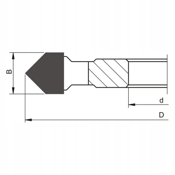 GLOBUS HM affasningsfræser D140x30x4Z H15mm