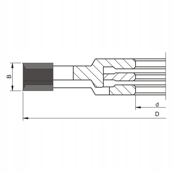 GLOBUS Rak skärfräs 180x30x4+4Z/H9,5-36mm