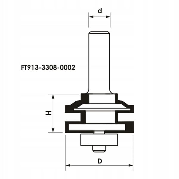GLOBUS Fuge-/rammeskærer D33,9 S8 mm