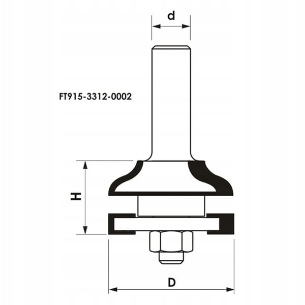 GLOBUS Fuge-/rammeskærer D33 S12 mm