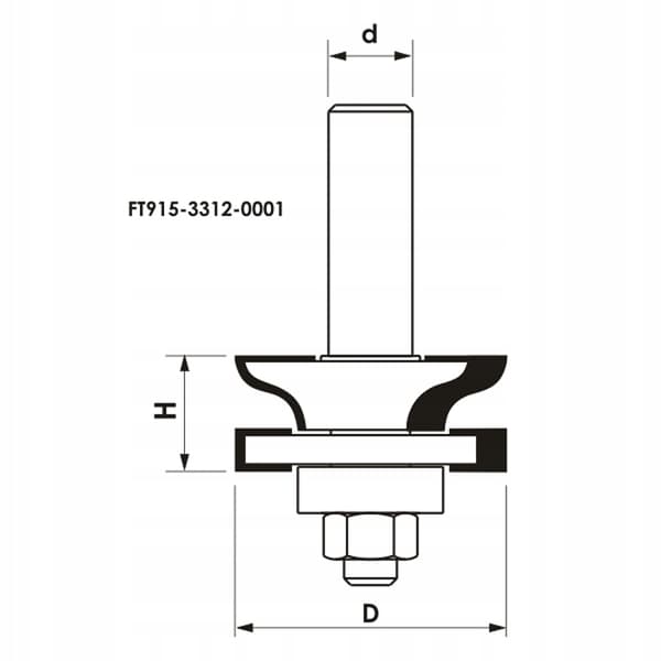 GLOBUS D41 S12 mm fuge-/rammeskærer