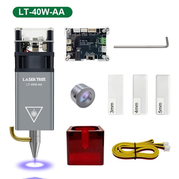 Lasermoduuli, 80W teho, ilmavalmiste,LT-40W-AA