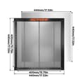 Miniatyrbillede 2 af 2: Laser Honeycomb Arbejdsbord, CE Certificeret, Skridsikker Mat, Skala Lineal Inkluderet,440x440x22mm