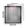 Miniatyrbillede 1 af 2: Laser Honeycomb Arbejdsbord, CE Certificeret, Skridsikker Mat, Skala Lineal Inkluderet,440x440x22mm