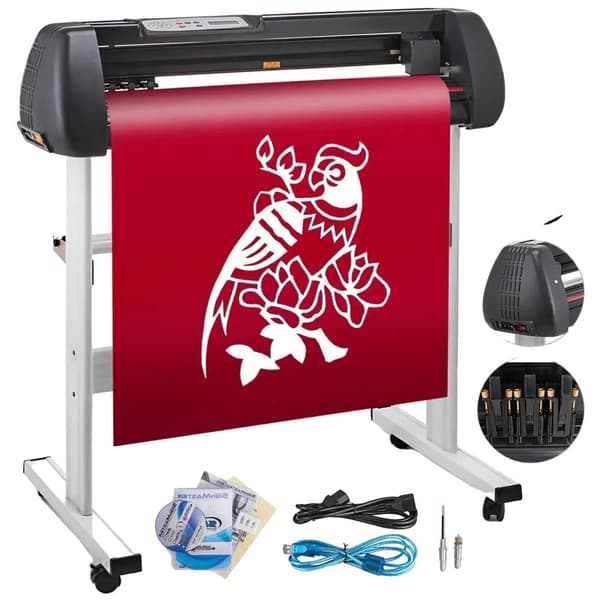 Vinylskærer Plotter Maskine, Windows Artcut Software, Pen Holder, 28 tommer (720 mm)