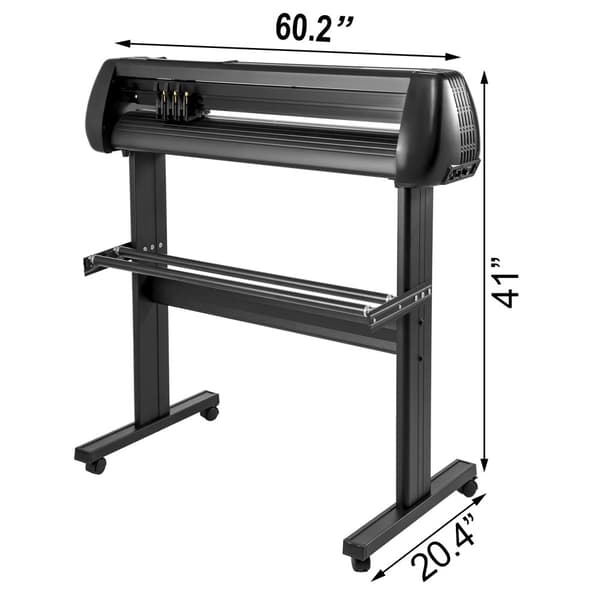 Vinylskärare Plottermaskin, Justerbar Hastighet, Skärkapacitet,53 tum pappersmatning