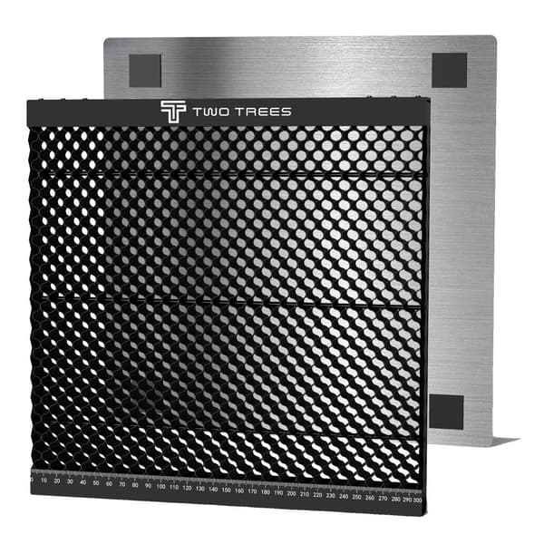 Honeycomb Arbejdsbord til Lasergravør, Holdbar Aluminium Konstruktion, Præcist Design,1 stk, 400x425x22mm400x425x22mm