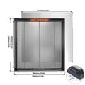 Miniatyrbillede 1 af 2: ACMER Laser Honeycomb Panel, alsidige størrelser, holdbart arbejdsbord,300X300mm300X300mm