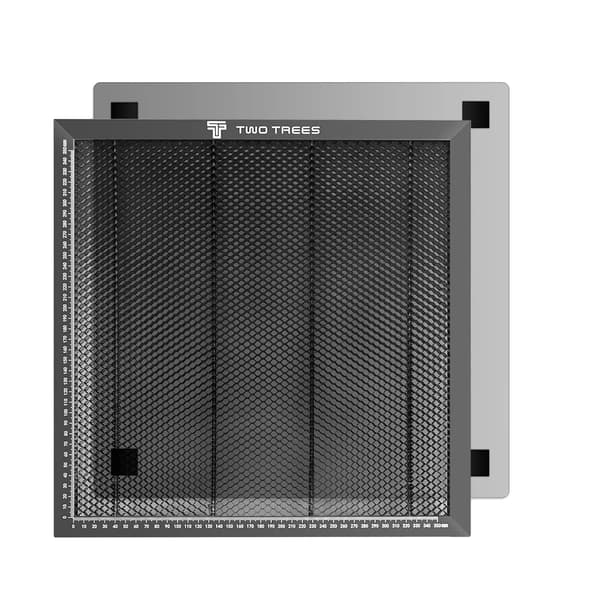 Laserkaiverrin Hunajakennomainen työpöytä, Puhtaat leikkaukset, Kestävä alumiinirakenne,Työpöytäpaketti-a, 400x400x22mm