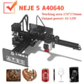 Miniatyrbillede 2 af 2: Lasergravemaskine, Arbejdsområde 170 x 170 mm, Udgivelseseffekt 10-12W, Maksimal skæredybde 20 mm,NEJE 5 A40640 80W