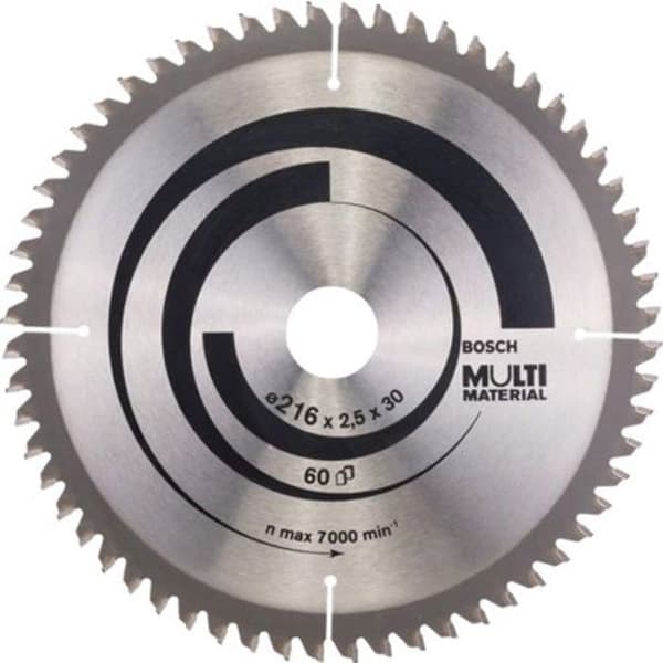 BOSCH PROFESSIONAL Cirkelsågklinga 216 x 30 x 2,5 mm (60 tänder) - Multimaterial
