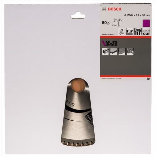 BOSCH PROFESSIONAL Cirkelsågklinga 216 x 30 x 2,5 mm (60 tänder) - Multimaterial