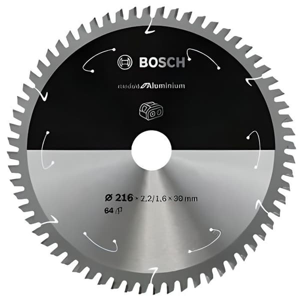 BOSCH PROFESSIONAL Cirkelsågblad i hårdmetall 216 x 30 x 2,2 mm (64 tänder) - Aluminium