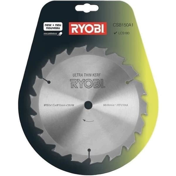 RYOBI CSB150A1 - ULTRA FINE blad 150 mm - 18 tänder - hål 10 mm
