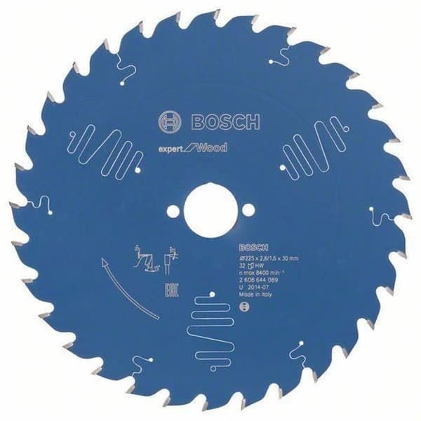 Bosch 2 608 644 089, Trä, 22,5 cm, 3 cm, 1,6 mm, 8400 rpm, 2,6 mm