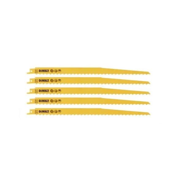 Svärd för sticksåg - DEWALT - DT2432-QZ - 305mm - HSS och HCS stål - Snabbt snitt i trä