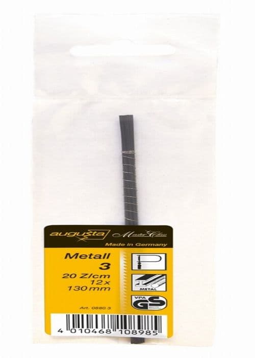 Augusta skärblad - 0880 3 AMA - Set med 12 rullsågblad 130 mm n3 i metall för 3 tunna blad 0880 AMA