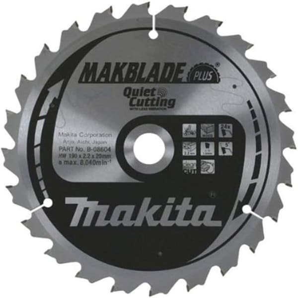 Makita skärblad - D-46408 - 260 x 60T X 30 TCT sågblad - Flerfärgad