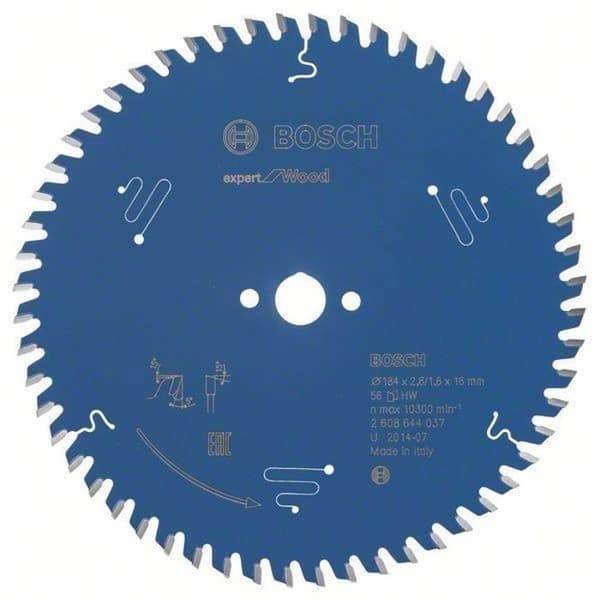 Bosch 2 608 644 037, Trä, 18,4 cm, 1,6 cm, 1,6 mm, 10300 rpm, 2,6 mm