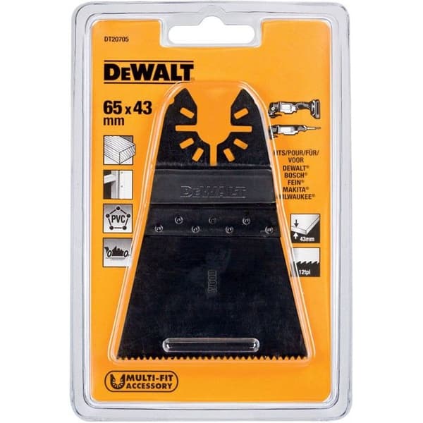 Lame Bim snabb för Multicutter DEWALT - 53 x 65 mm - DT20705
