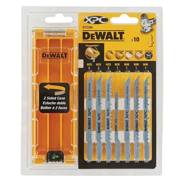 Box med 10 XPC sticksågsblad - DEWALT - DT2296 - Exakt kontroll - Lång livslängd - Enkel nedsänkning