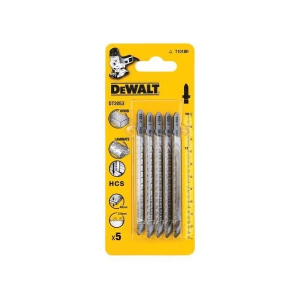 Dewalt DT2053-QZ HCS Trästicksågsblad Skärdjup 40mm TieT Rent snitt utan splitter Trä