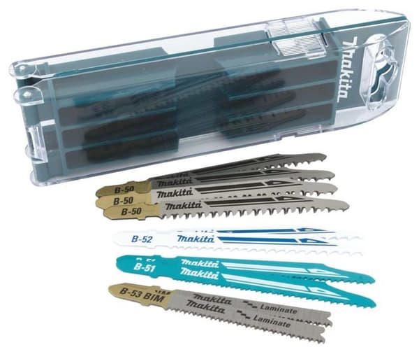 Paket med 10 trä- och metallblad för MAKITA B-44426 sticksåg