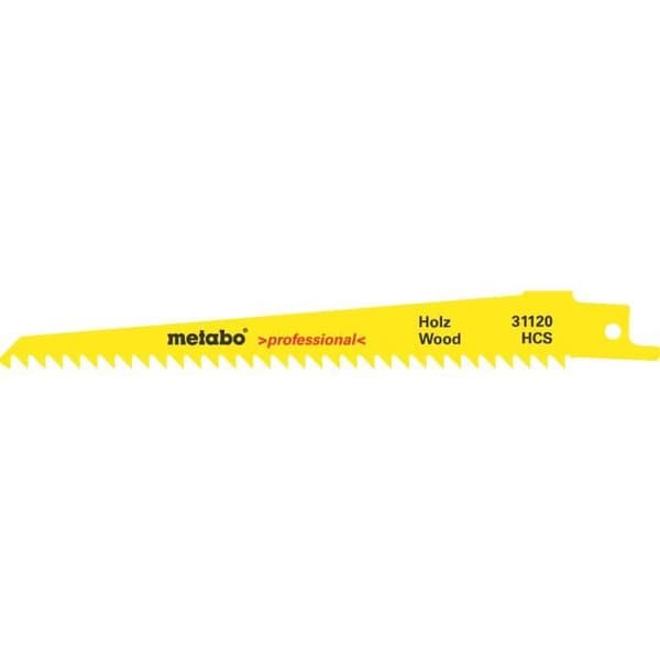 Professionella sågbandsblad för trä - METABO - 63112000 - 150 x 1,25 mm - avkortad, slipad