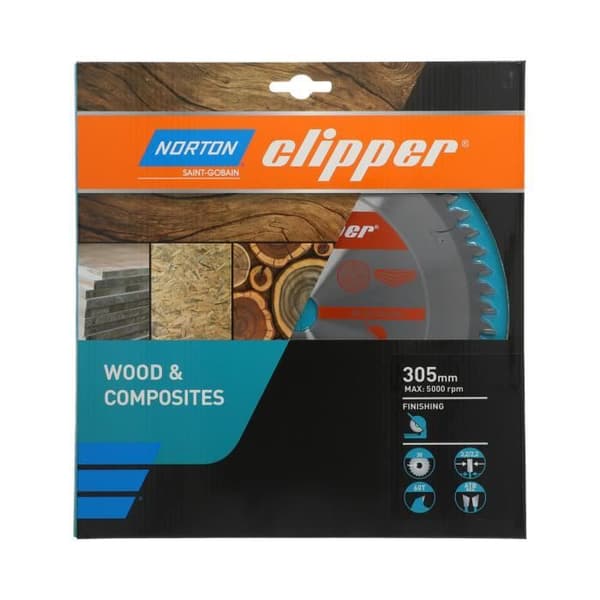 Hårdmetallblad Finish 305x3,2/2,2x30 Z60 NORTON CLIPPER - 70184608124