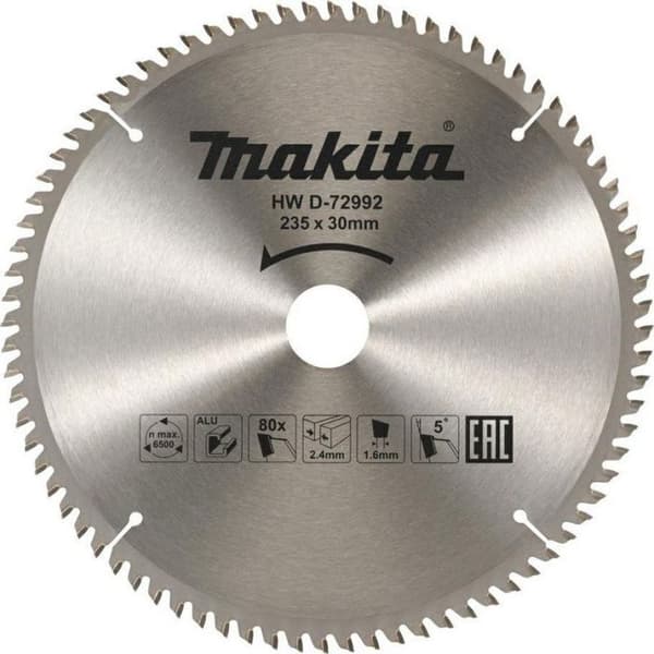 Makita skärblad - D-72992 - CIRCULARSAW FÖR ALUMINIUM 235x30x80z EKONOMI