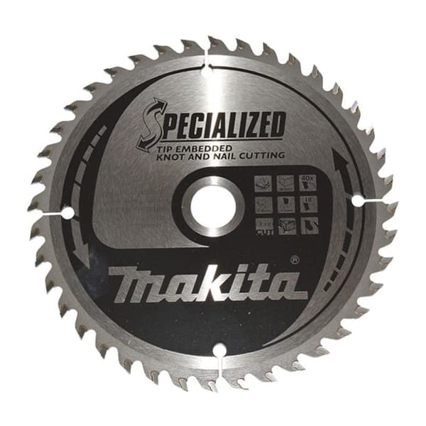 MAKITA B-33093 ''Specialized'' Träkarbidblad med spik för cirkelsågar